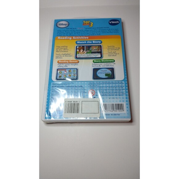 Toy Story 3 VTech V.Reader Animated e-Book System Game New - Picture 2 of 2